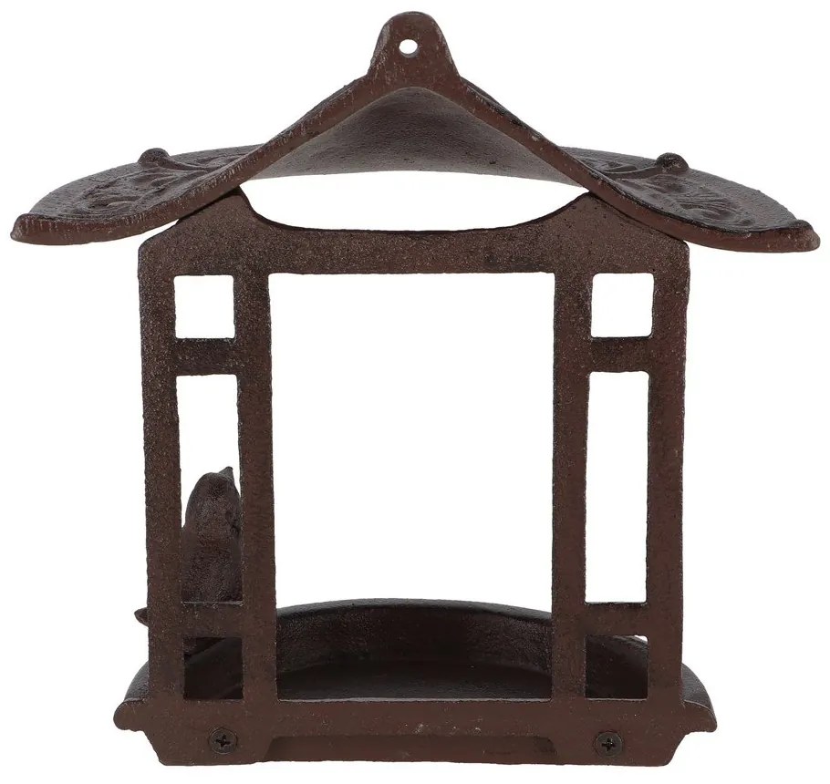 Závesné liatinové kŕmidlo Esschert Design, výška 24,4 cm