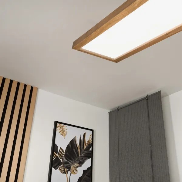 Brilagi - LED kúpeľňové svietidlo WOODY FRAME LED/50W/230V 120x30 cm IP44 dub
