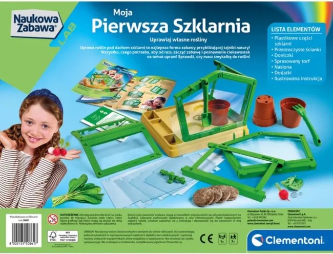 Vedecká zábava LAB Môj prvý skleník 50861