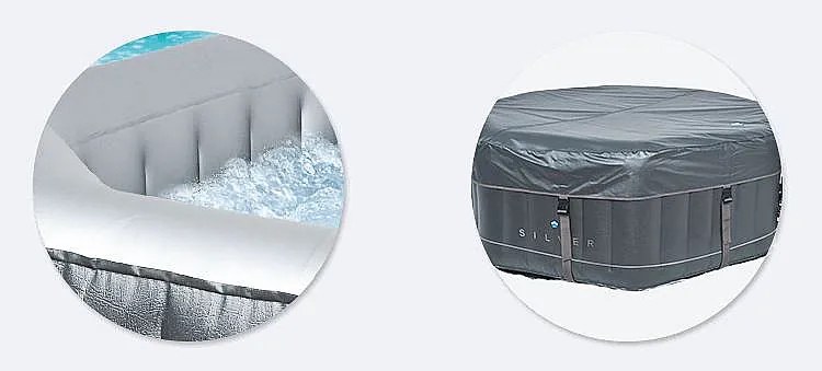 NETSPA Mobilná vírivka SILVER (850L)