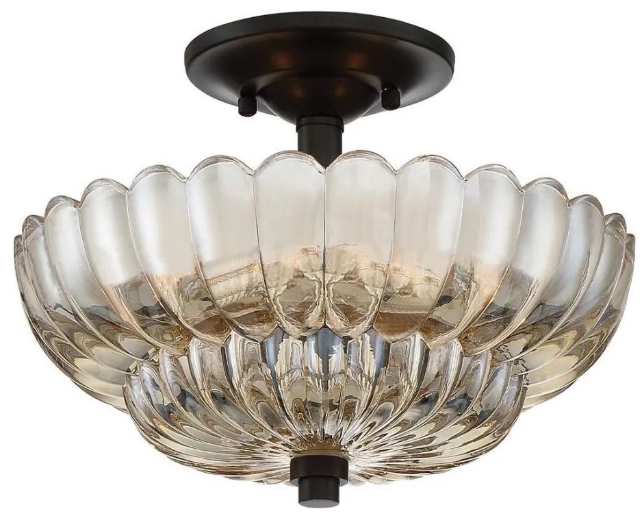 Quoizel QZ-WHITECAP-SF-S - Stropné svietidlo WHITECAP 3xE14/40W/230V pr. 29,7 cm