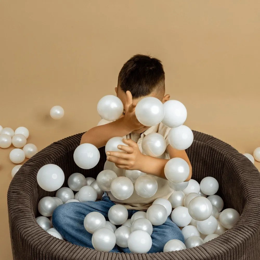 Tyrkysovomodré menčestrové penové ihrisko 250x45x30 cm Montessori – Meowbaby