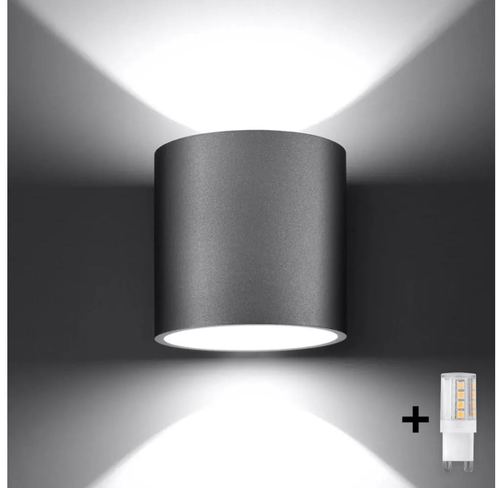 Brilagi Brilagi -  LED Nástenné svietidlo FRIDA 1xG9/4W/230V šedá BG0559