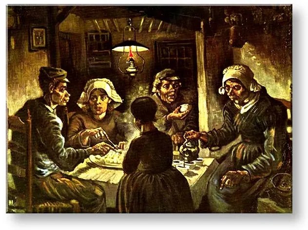 Obraz na plátne Vincent van Gogh - Jedáci zemiakov | rôzne rozmery