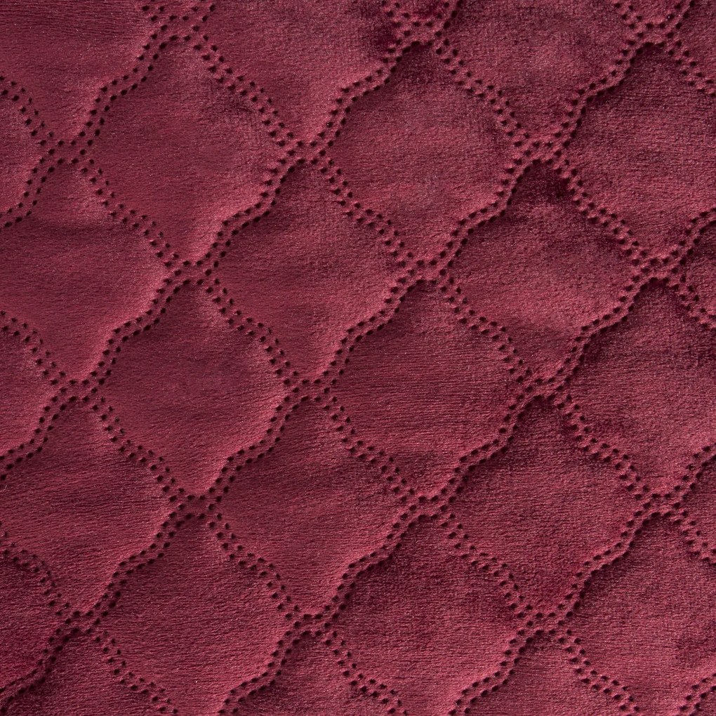 PREHOZ NA POSTEĽ VELVET3 220X240 CM BORDOVÝ