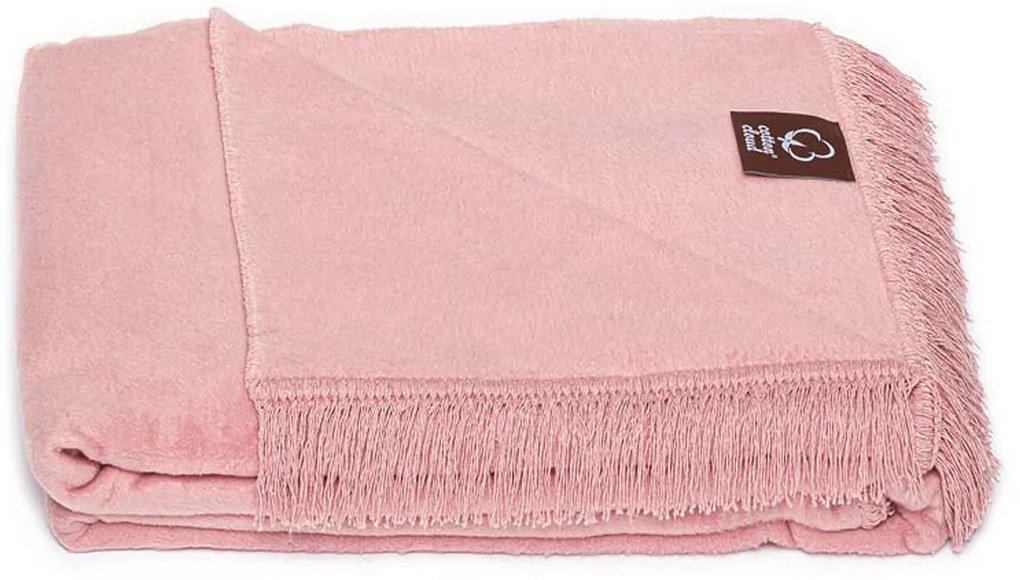 BAVLNENÁ DEKA COTTON CLOUD 150X200 CM RUŽOVÁ