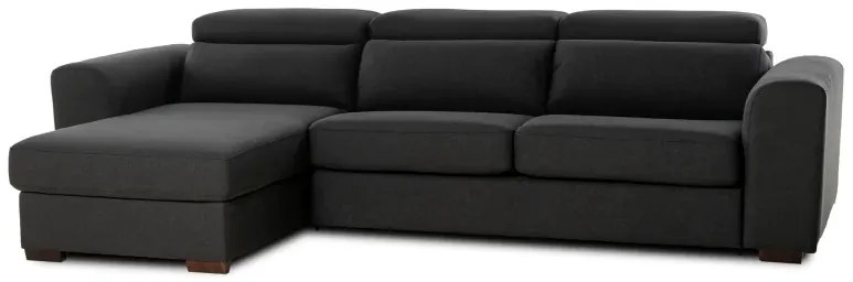 Rohová sedacia súpravana každodenné spanie FELYNE br. FELYNE s rozkladom, Ľavá, 140, tm. šedá (jazz 22 graphite)