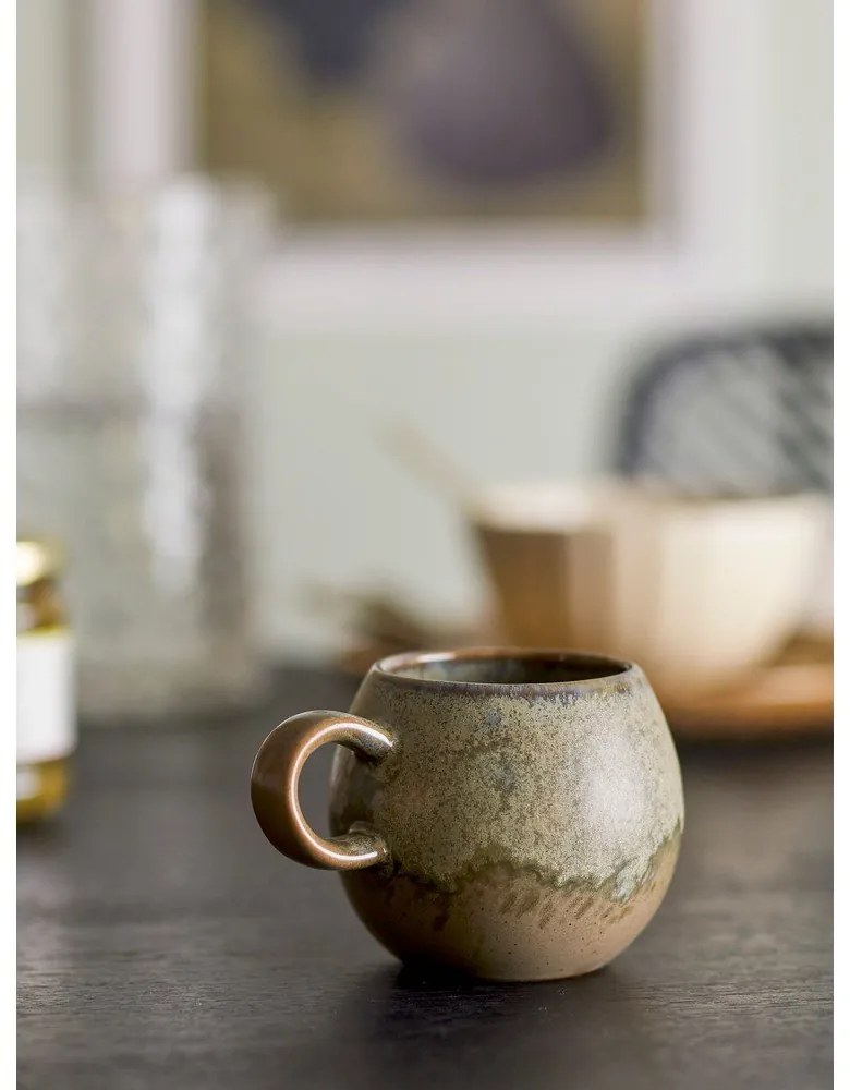 Hnedý keramický hrnček 280 ml Paula – Bloomingville