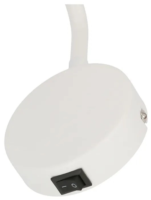 Biele kovové nástenné svietidlo Tina - Candellux Lighting