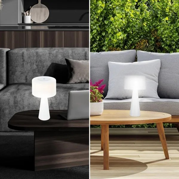 Briloner 7420016 - LED Stm. nabíjacia dotyková stolná lampa LED/4W/5V 3000K biela