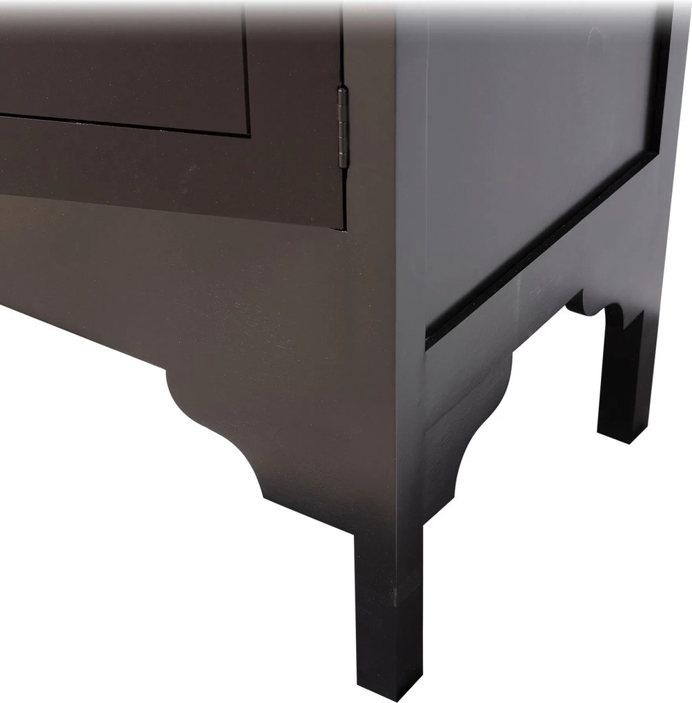 Kredenc Modern 104 x 56 x 170 cm black