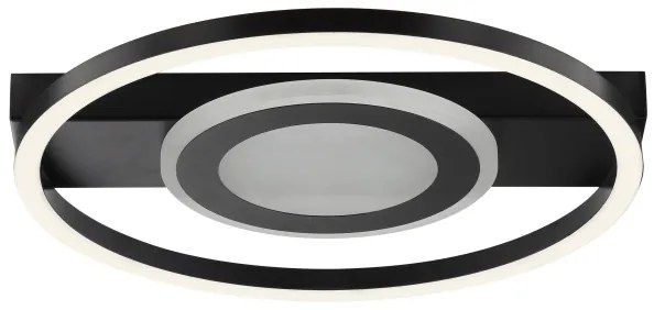 Brilliant -LED RGBW stmievateľné stropné svietidlo MAUREEN LED/20W/230V 3000-6500K čierna + s diaľkovým ovládaním