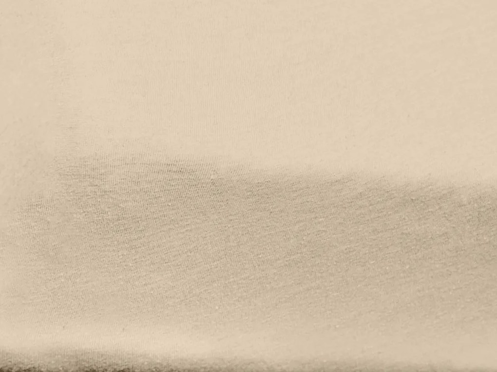 Jersey plachta do detskej postieľky svetlobéžová 70 x 140 cm