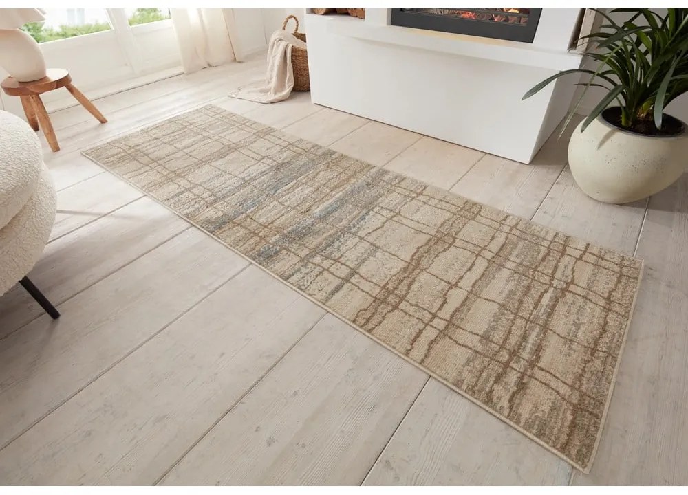 Béžový behúň 80x200 cm Terrain – Hanse Home