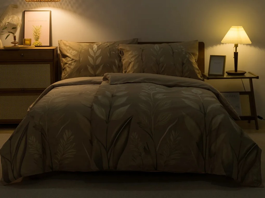 XPOSE® Bavlnené Renforcé obliečky KAMALA - béžové