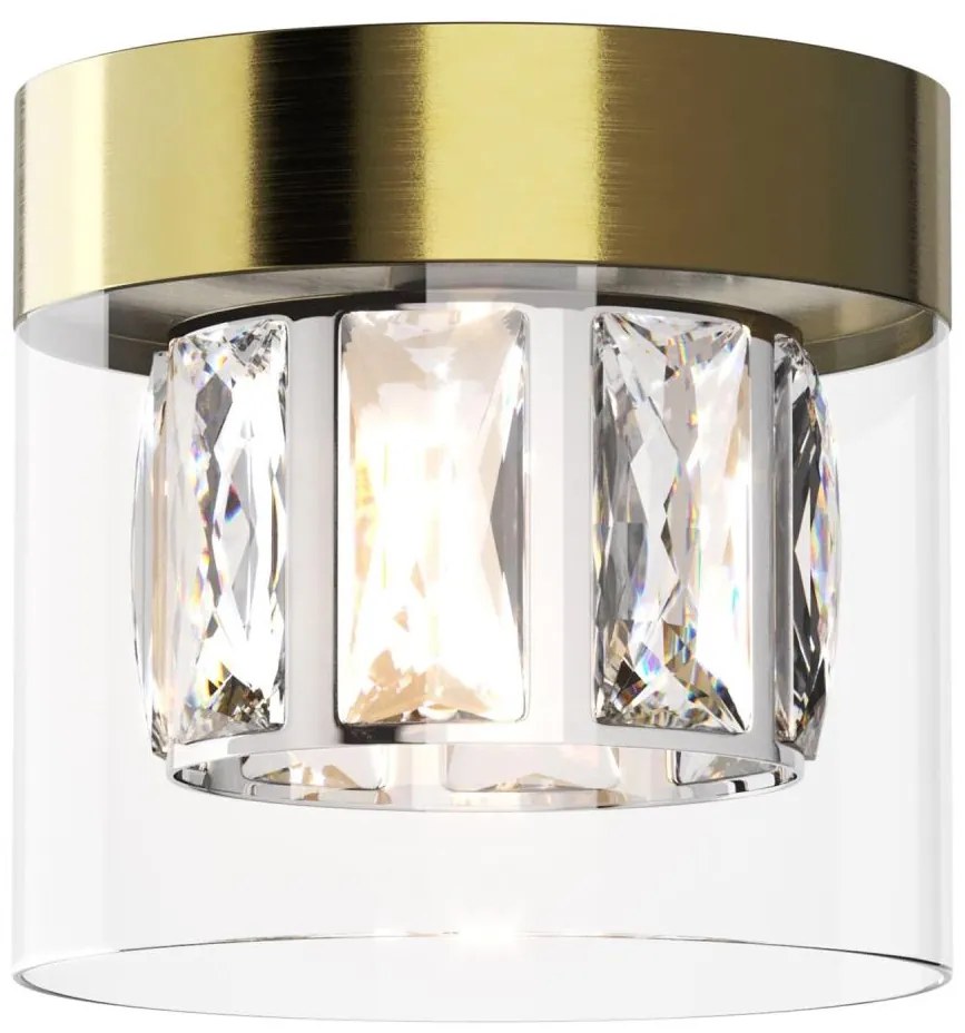 Zuma Line C0389-01A-0FD2 - Stropné svietidlo GEM 1xG9/28W/230V mosadz ZL0608