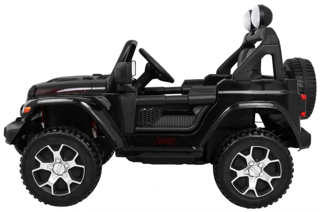 Elektrické autíčko Jeep Wrangler Rubicon Ramiz JWR555 - čierne