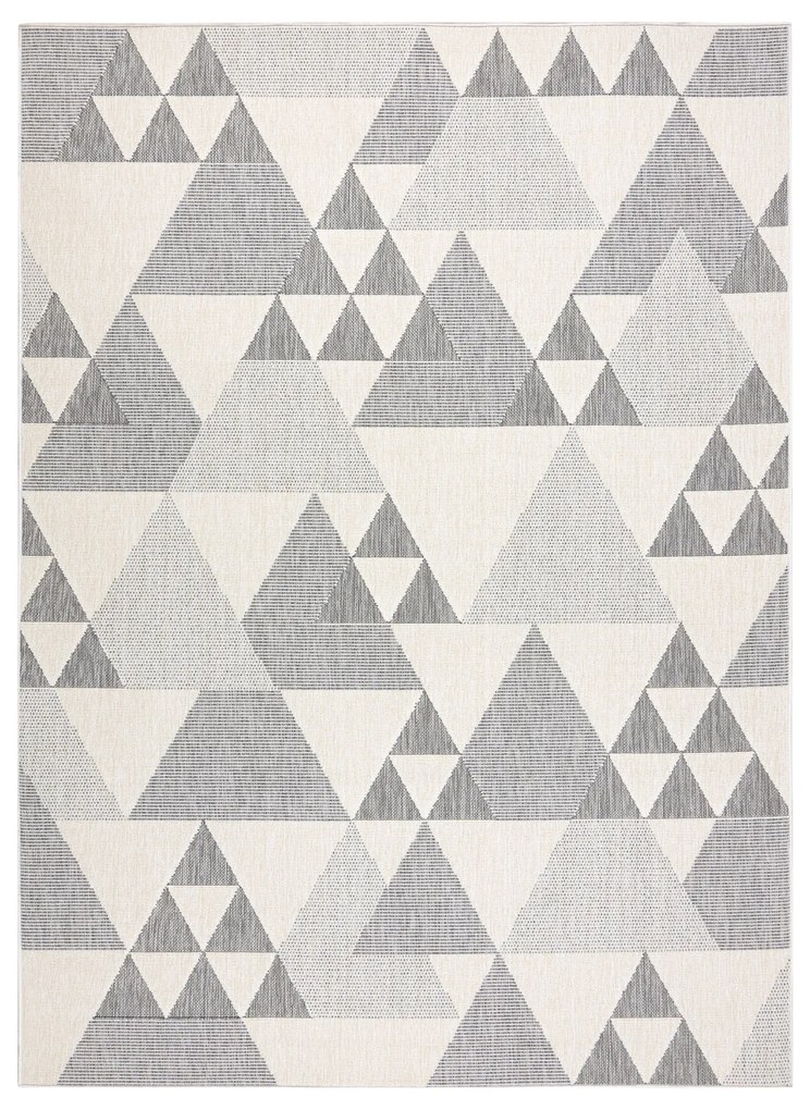 Koberec SPRING 20409662 trojuholníky Sisalový -  krémový