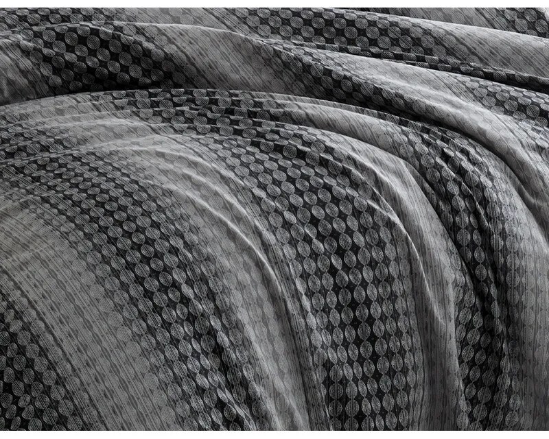 BedTex Bavlnené obliečky Oberon šedá, 220 x 200cm, 2 ks 70 x 90 cm