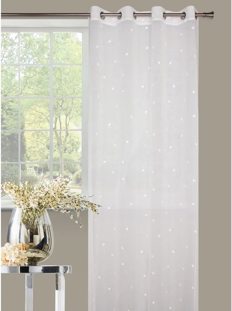 Záclona Amare 140 x 245 cm biela