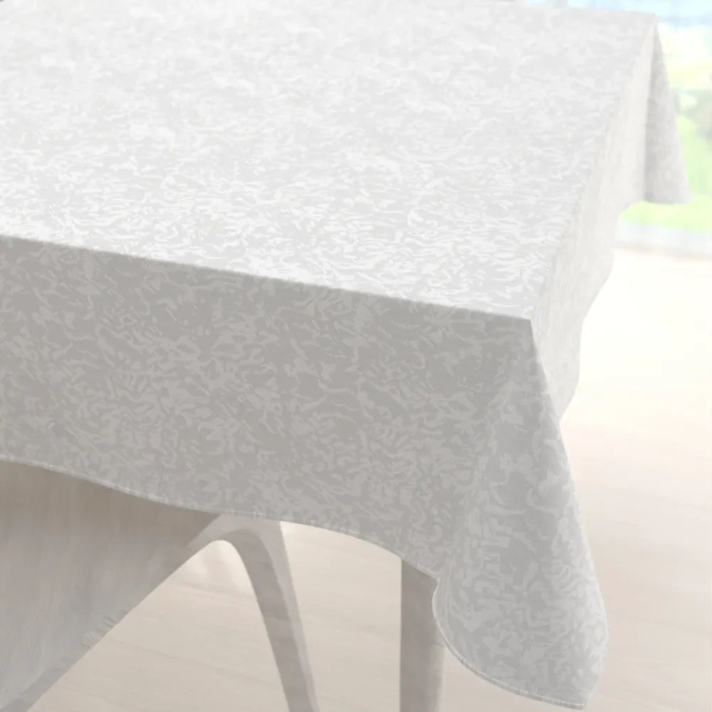 Biante Veľký teflónový štvorcový obrus TF-032 Venezia biely 180x180 cm