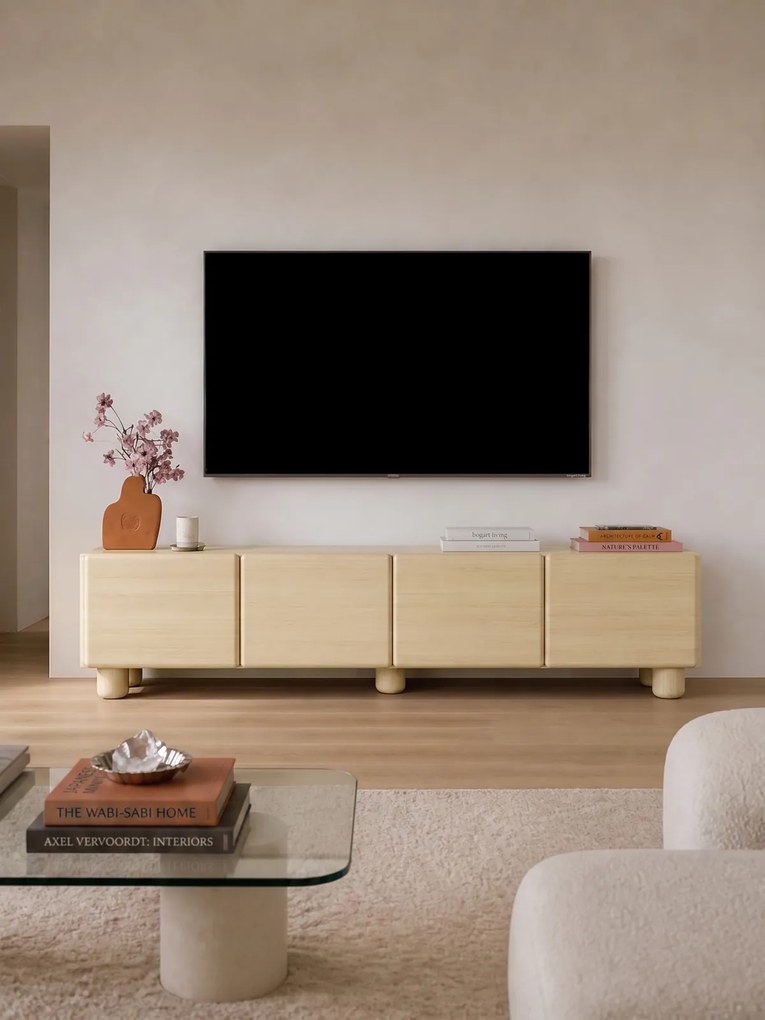 TV skrinka Arlo 200 cm štvordverová - dub vicenza