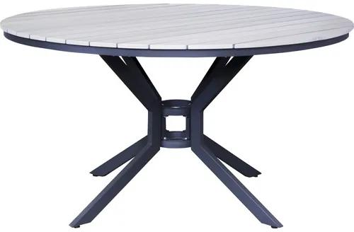 Záhradný stôl Jersey Ø 140 cm sivý