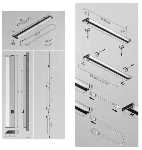 Ledvance - LED Podlinkové svietidlo TURN LED/6W/230V