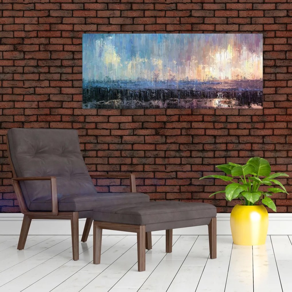 Obraz - Abstrakcia (120x50 cm)