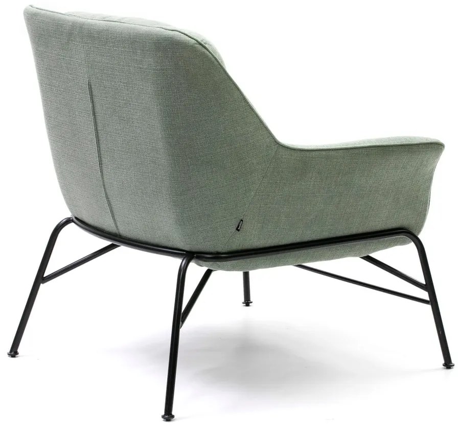 Zeleno-sivé kreslo Teulat Sadira