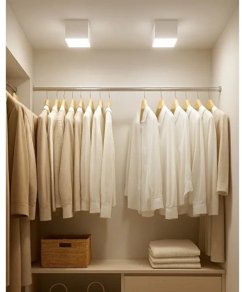 LED Bodové svietidlo LED/5W/230V 3000/4000/6400K 7,5x7,5 cm biele