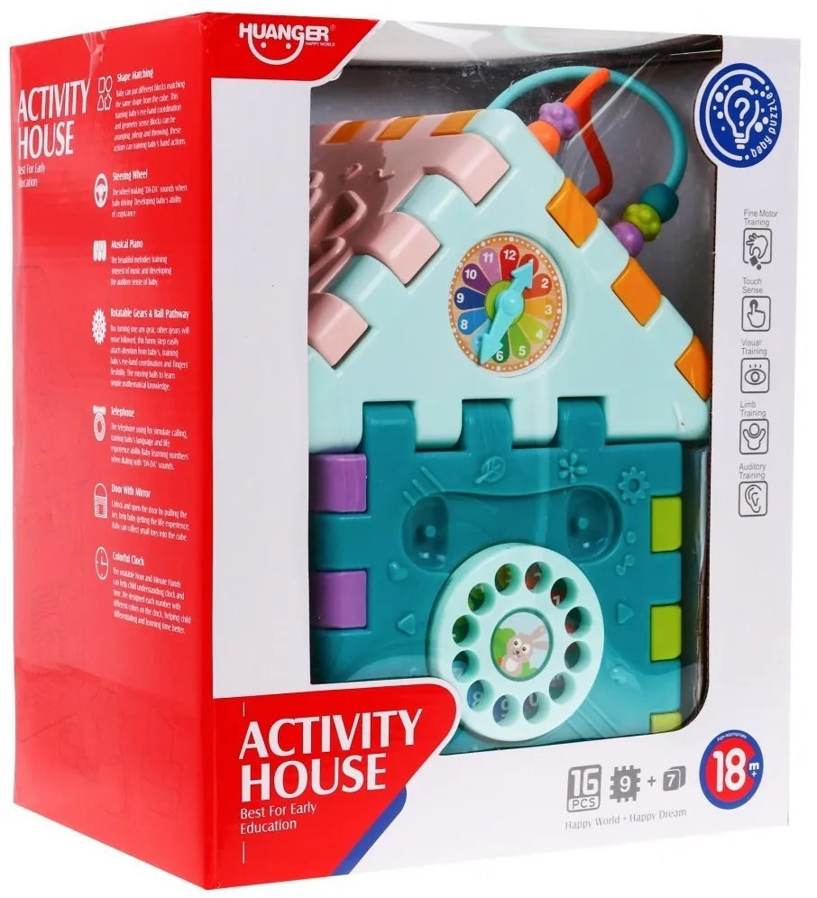 Interaktívny hrací domček HUANGER Activity House