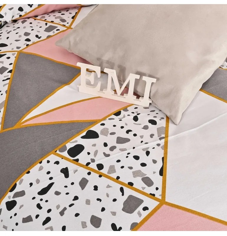 Flanelové obliečky Galina EMI, Štandardný set jednolôžko obsahuje 1x 140x200 + 1x 70x90