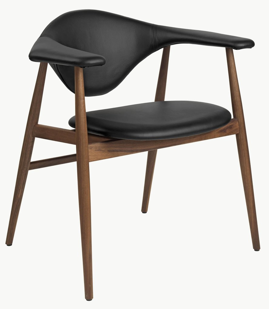 Jedálenská stolička's opierkami z orechového dreva Masculo