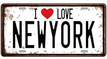 Ceduľa značkaI love New York