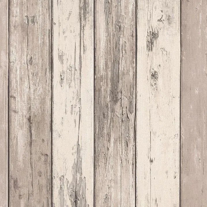 Vliesové tapety na stenu IMITATIONS 2 10200-11, rozmer 10,05 m x 0,53 m, dosky svetlo hnedo-krémové, Erismann