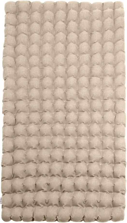 Béžový relaxačný masážny matrac Linda Vrňáková Bubbles, 110 × 200 cm