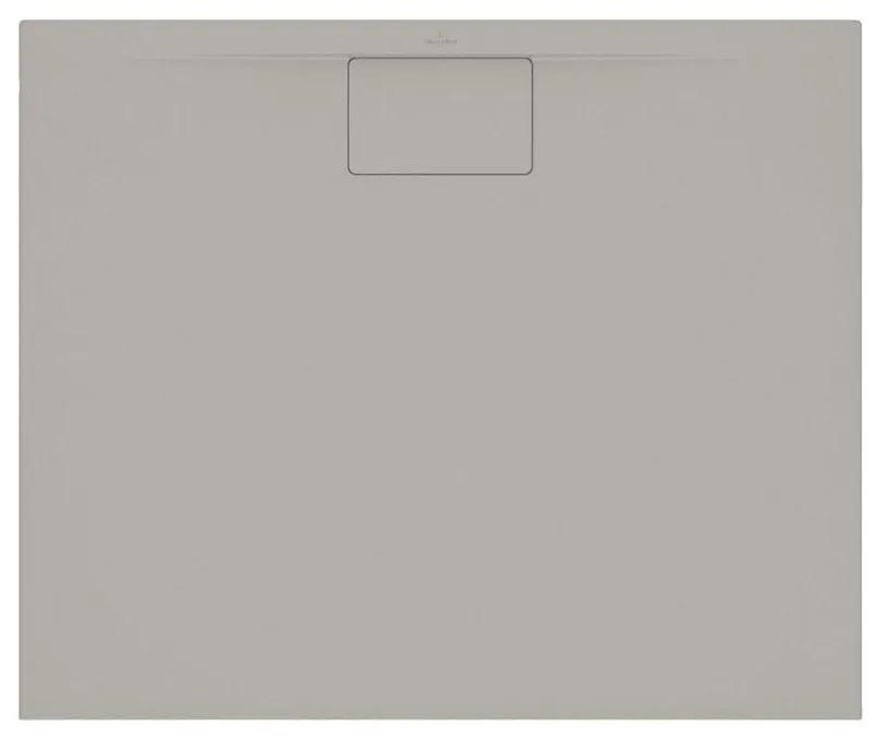 VILLEROY &amp; BOCH Architectura MetalRim obdĺžniková sprchová vanička akrylátová, štandardný model, protišmyk (B), 1000 x 900 x 15 mm, Grey, UDA1090ARA215V-3S