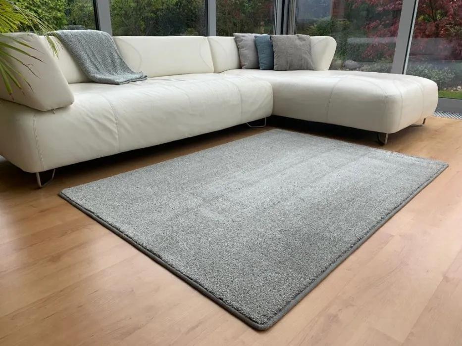 Vopi koberce Kusový koberec Udine šedý - 400x500 cm