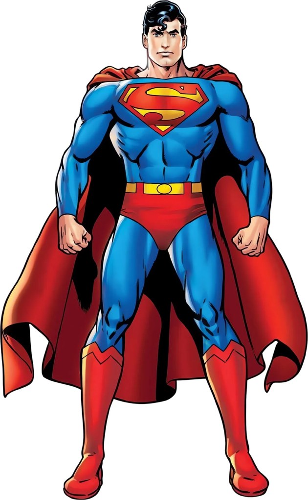 Superman - textilná nálepka na stenu