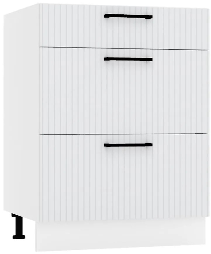 Skrinka do kuchyne  Kate d60s/3 svetlo šedá mat