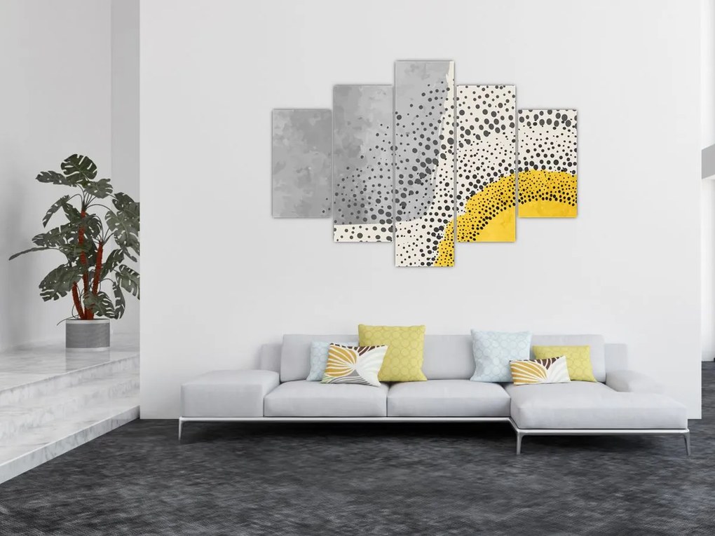 Obraz - Abstraktná maľba pláže N⁰3 (150x105 cm)