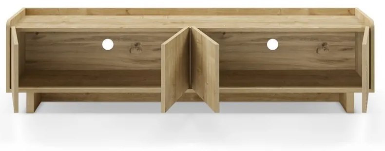 TV stolík v dekore duba v prírodnej farbe 180x45x40 cm Daira – Marckeric