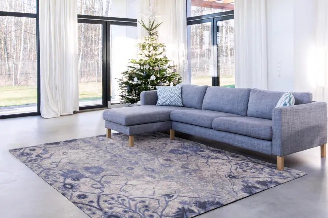 Koberec Agnella Opal Pabla modrý