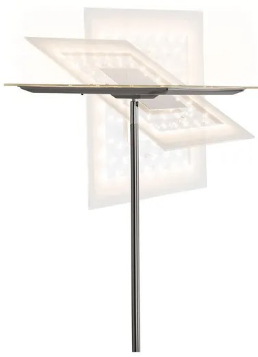 LIVARNO home LED stojaca lampa s nastaviteľným tónom farby (hranatý)  (100352786)