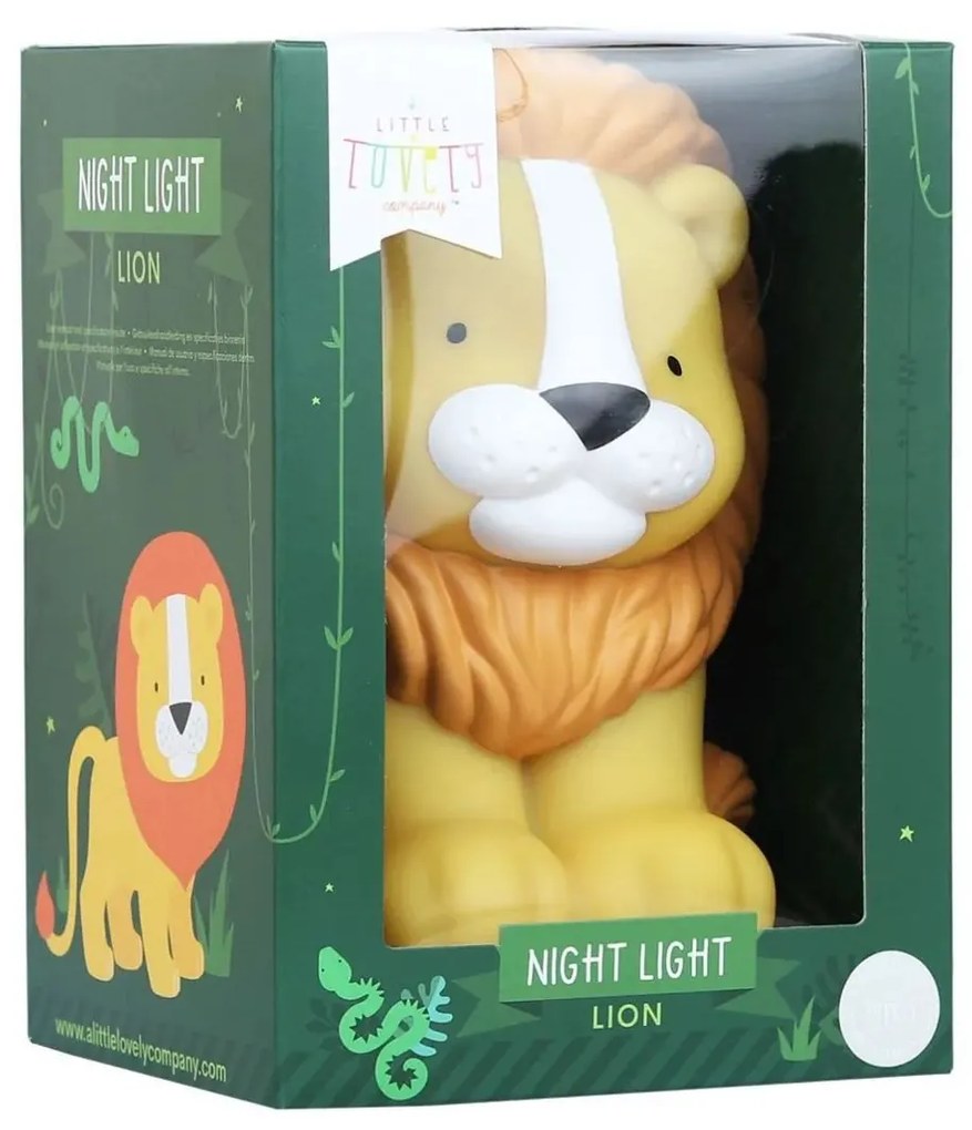 A Little Lovely Company Nočné LED svetielko Lion