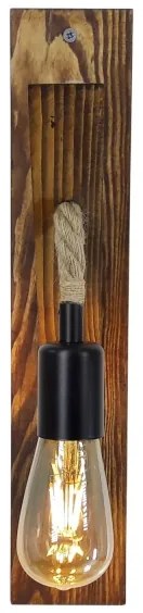 Nástenné svietidlo AHSAP 1xE27/40W/230V borovica orech