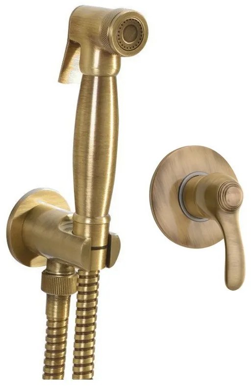 Sapho Sapho, Podomietková batéria s bidetovou spŕškou Retro, bronz, KI41B-01
