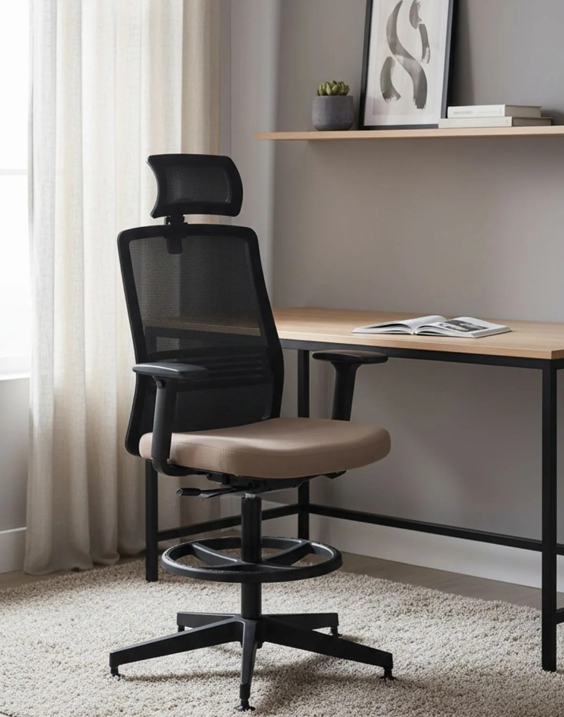 Kancelárska stolička Coco BS HD RB