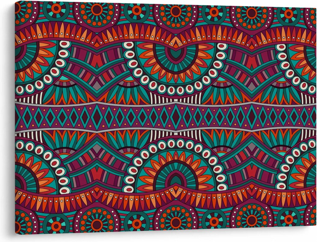 Obraz ornamentálne abstrakcie (70x50 cm)